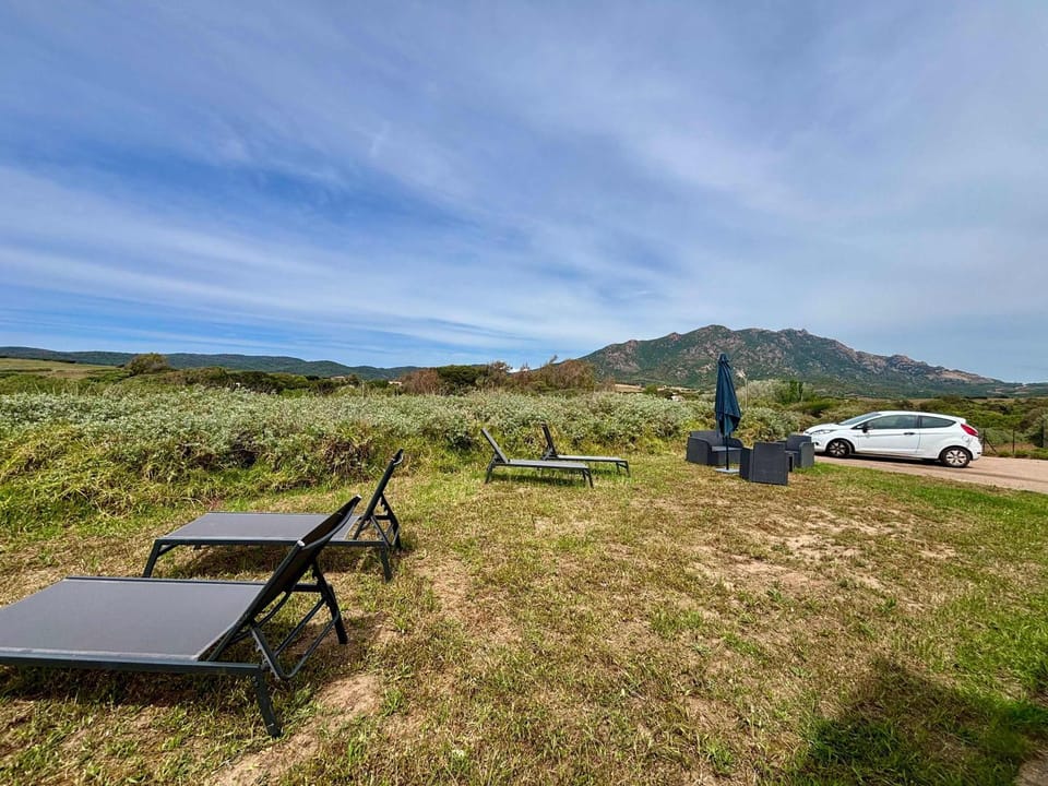 Natural landscape, Mountain view, Parking, sunbed