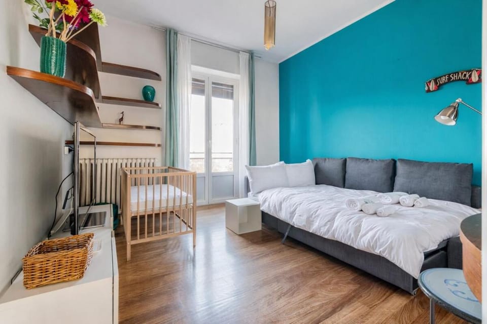3min Tubo-Tortona Design - Navigli- balcony w view Apartment in Milan