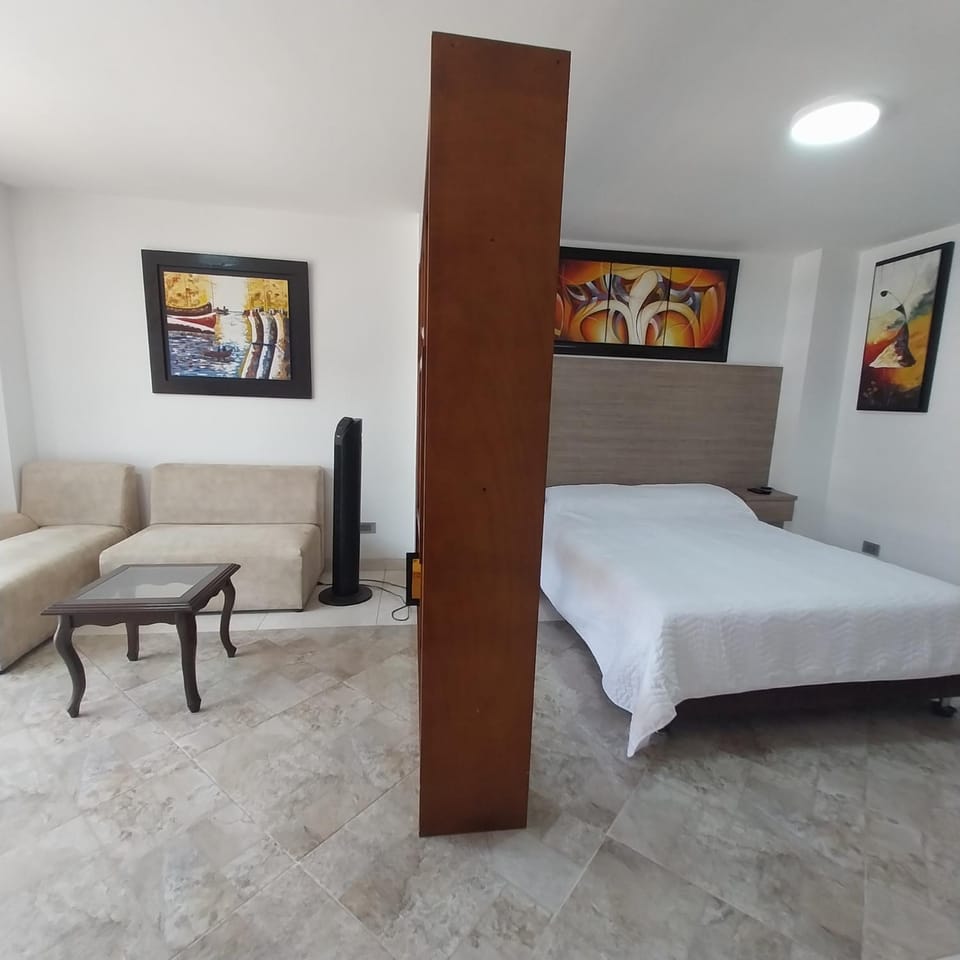Bed, Living room, Photo of the whole room, Seating area, Bedroom