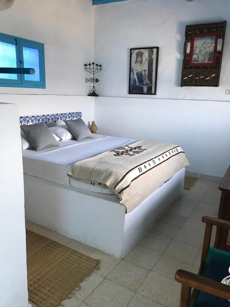 Bed, Bedroom, Sea view