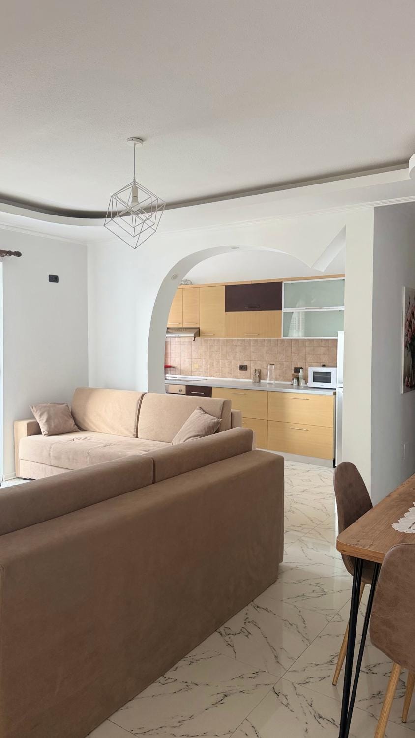 Living room, kitchen
