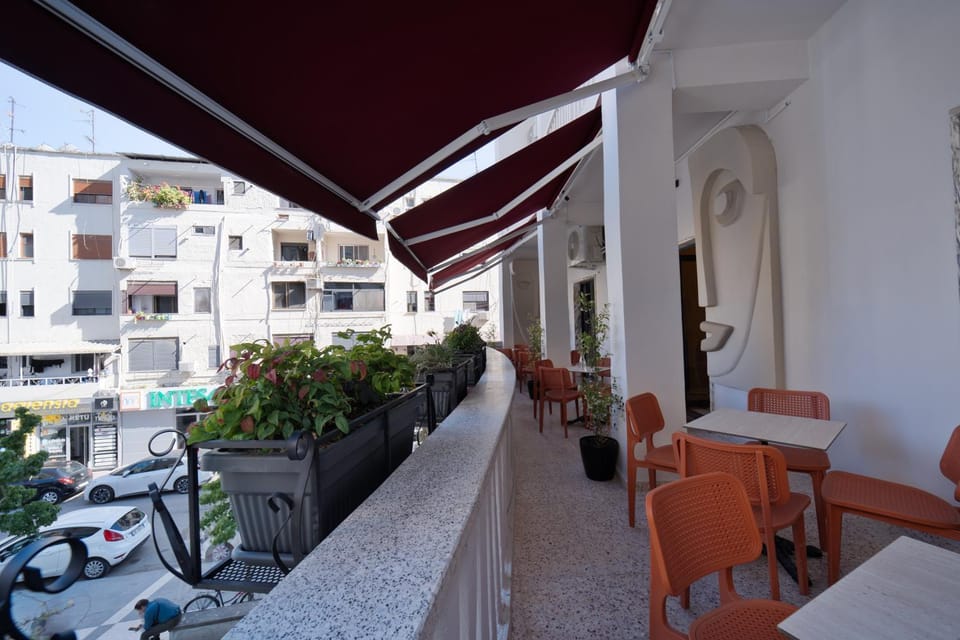 Property building, Patio, Day, View (from property/room), Balcony/Terrace, Seating area