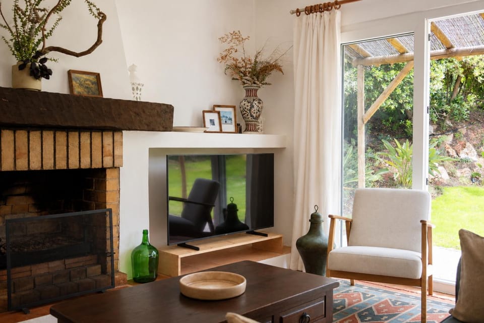 Garden, TV and multimedia, Living room, fireplace, air conditioner
