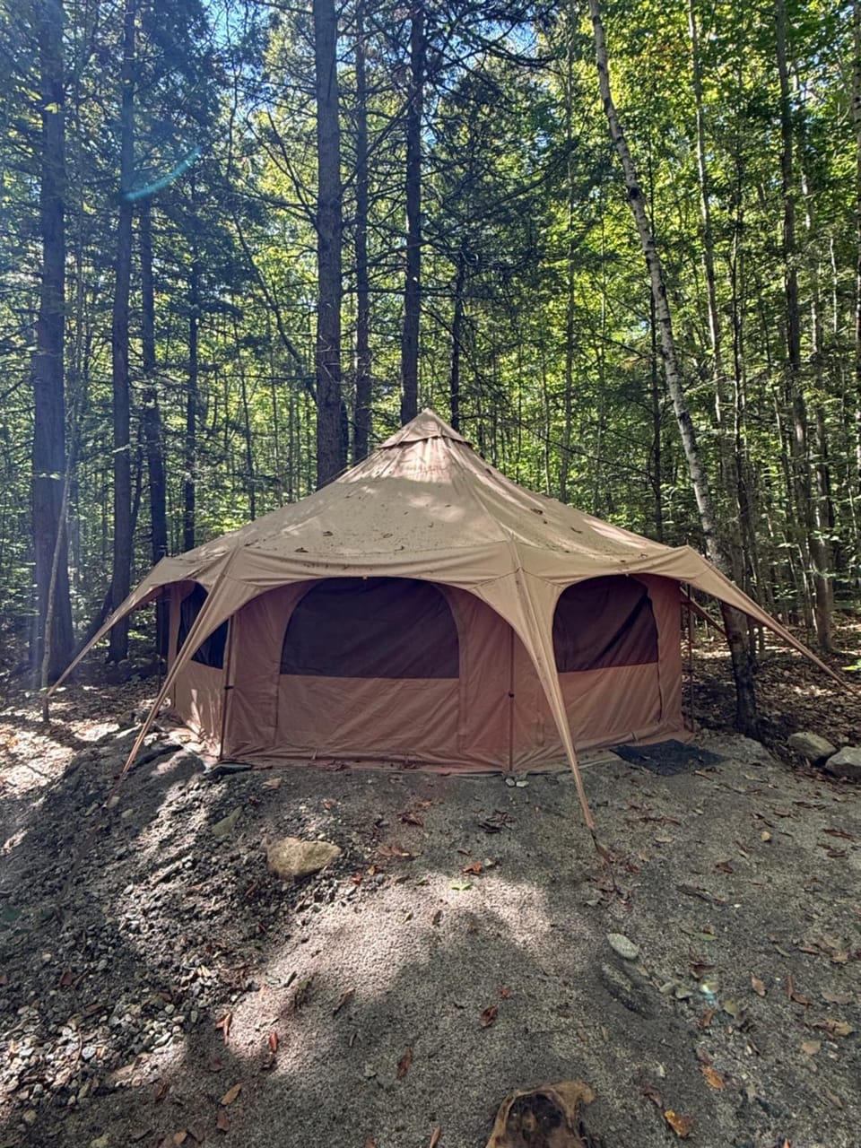 Evergreen Yurt Luxury tent in Lovell