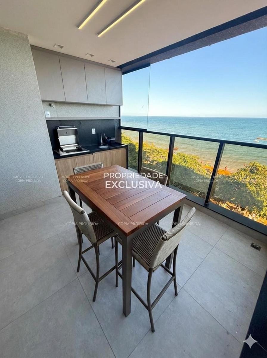 Luxo à Beira Mar com 3 suites e varanda Goumert com churrasqueira vista para o mar Apartment in Anchieta