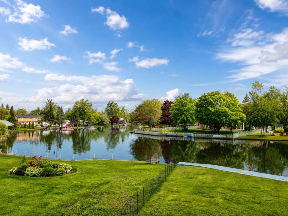Spring, Natural landscape, Lake view, River view