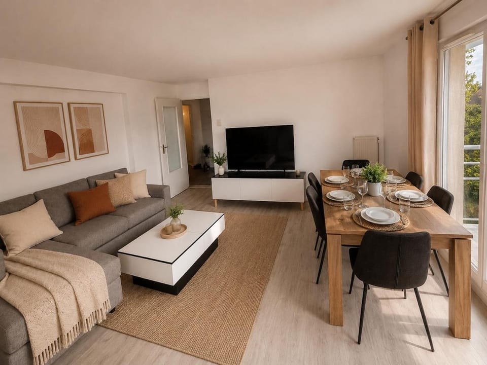 Appartement 6 personnes - Proche gare Apartment in Île-de-France