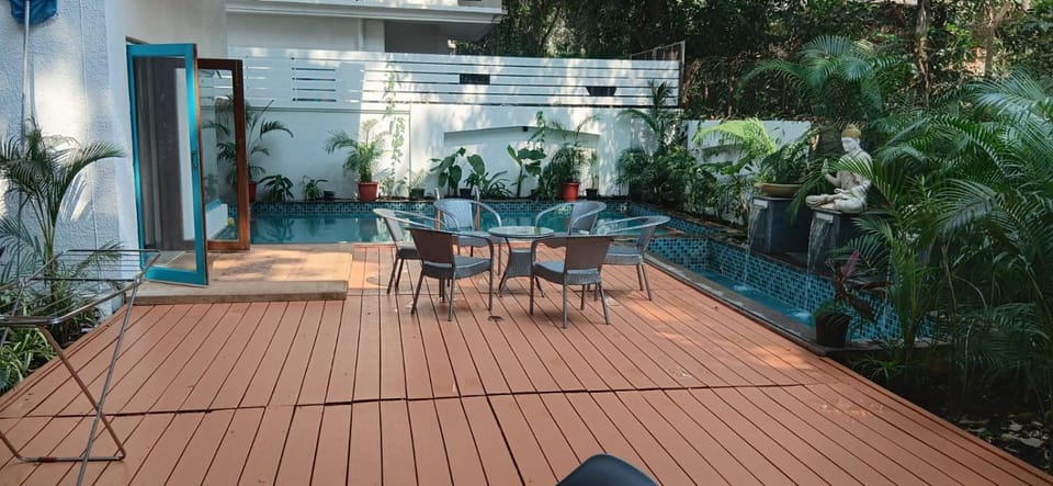 4 and falf BHK villa with huge pool Villa in Goa, India