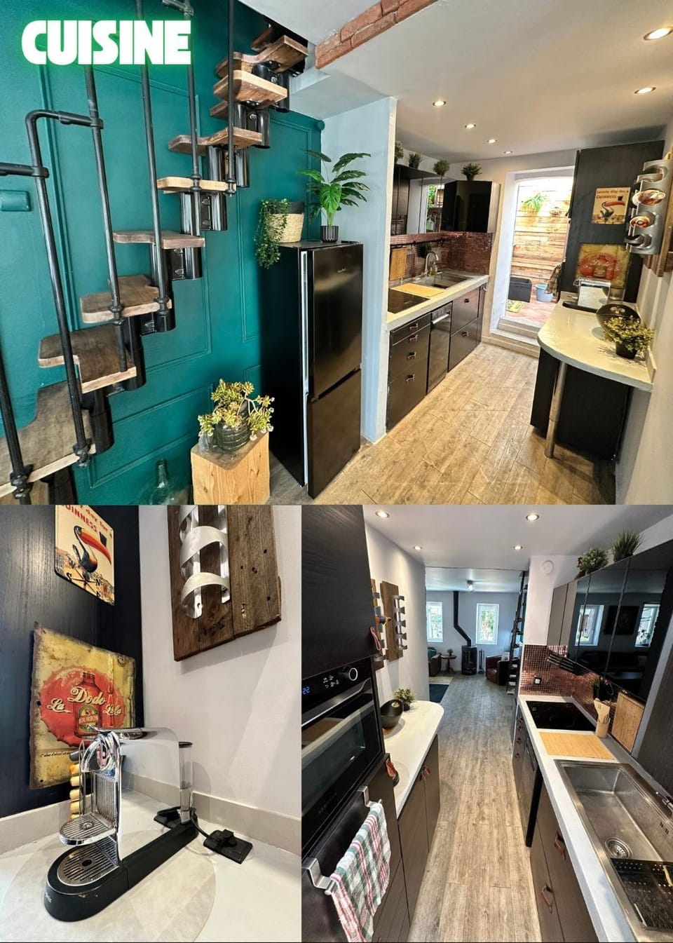 Coffee/tea facilities, dishwasher, stove, kitchen