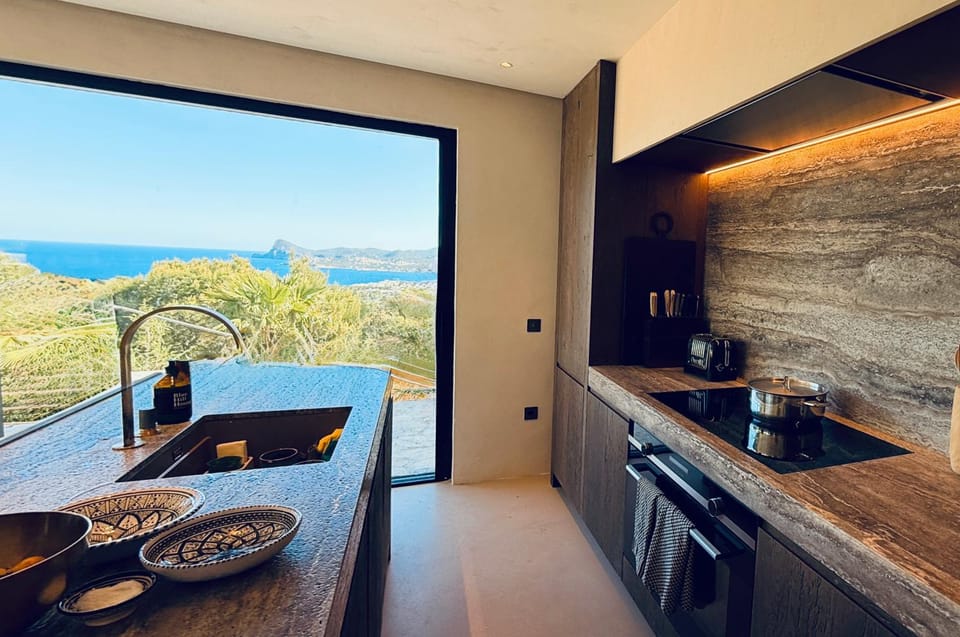 Sea view, kitchen