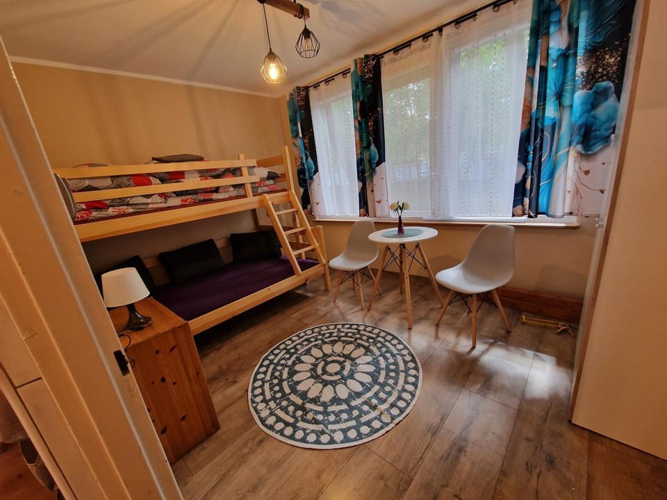 Photo of the whole room, Bedroom, bunk bed