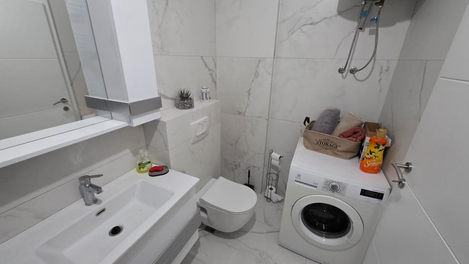Bathroom, washing machine