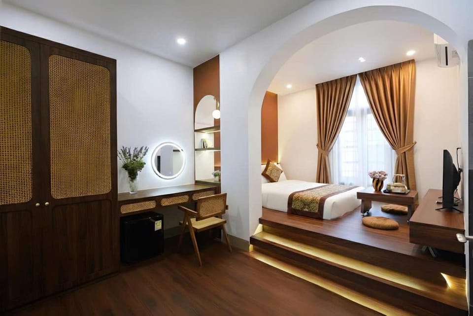 Photo of the whole room, bunk bed