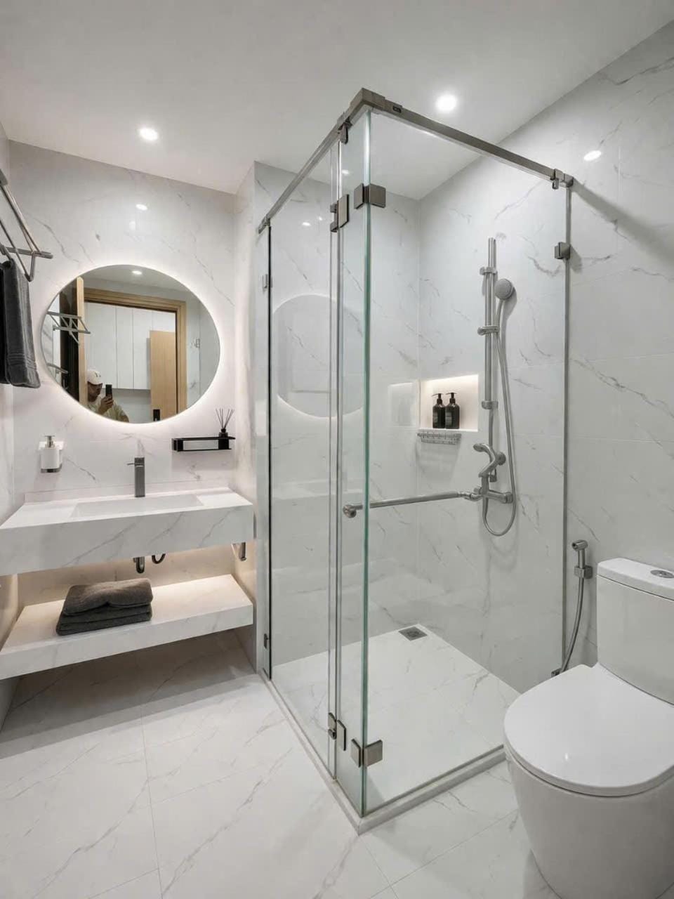 Shower, Bathroom, Bath, towels, towels