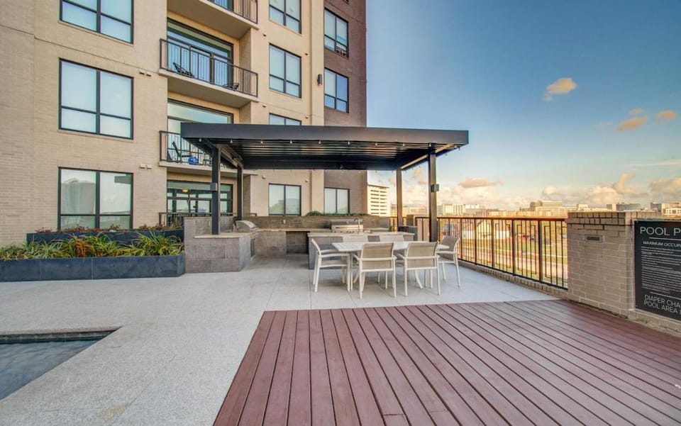 Walk to FIFA at NRG 1BD Movie Theater Condo Apartment in Houston