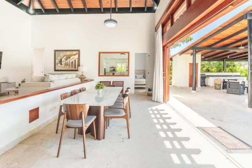 Bungallow with pool and garden in Green Village House in Punta Cana