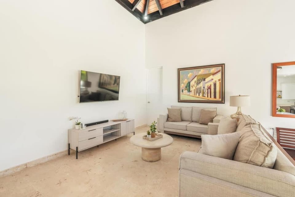 Bungallow with pool and garden in Green Village House in Punta Cana