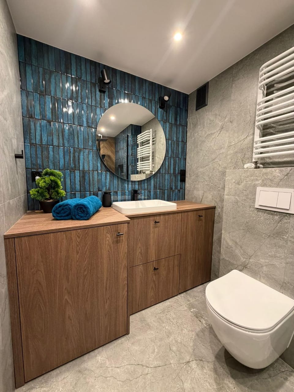 Toilet, Bathroom, towels
