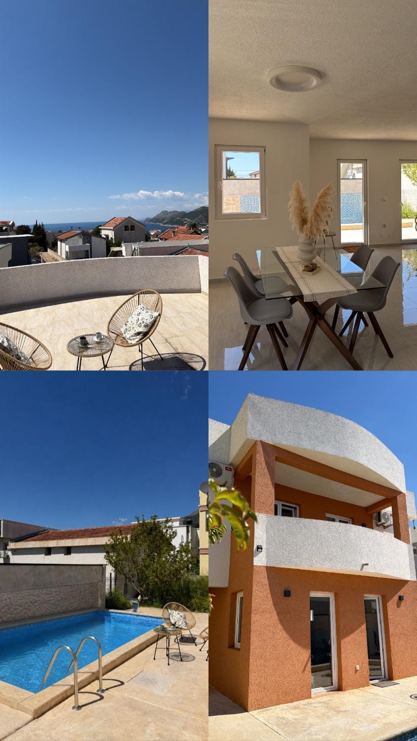 Property building, Patio, Day, Balcony/Terrace, Dining area, Pool view, Swimming pool