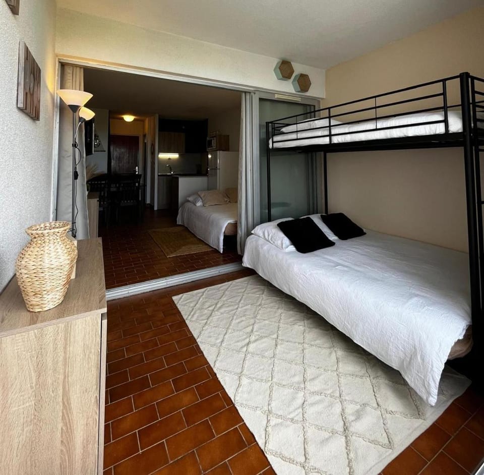 Appartement bord de plage 4-5 personnes Apartment in Le Barcarès