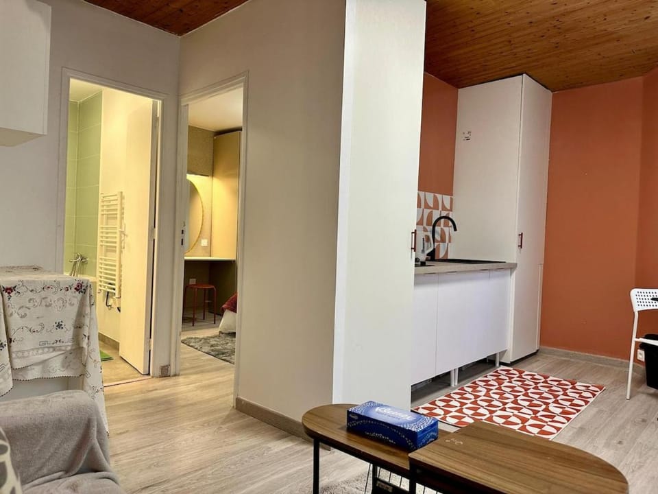 Bright Paris Apartment Separate Bedroom and Living Room Apartment in Clichy