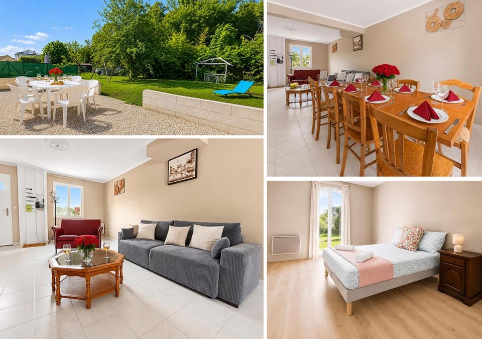Garden, Living room, Dining area, Garden view