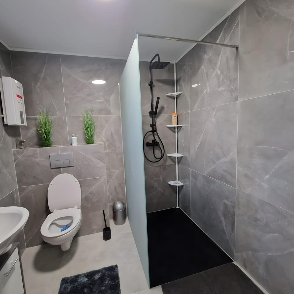 Bathroom, Living room