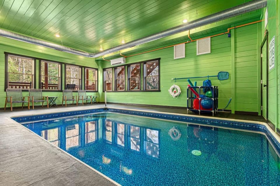 Gigantic Cabin with Indoor Pool and Movie Room Cabin in Sevier County