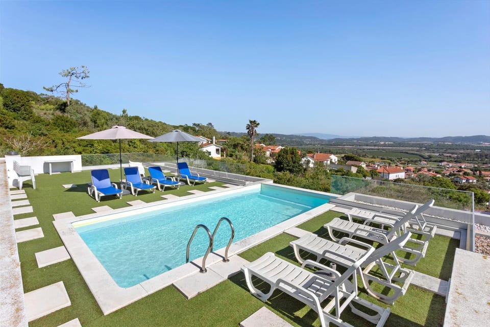 Property building, Living room, Swimming pool