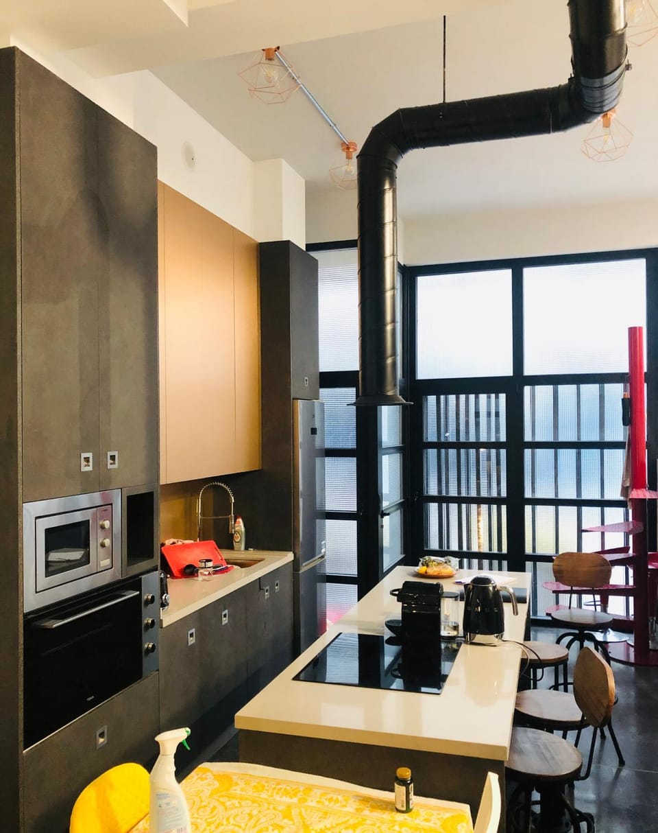 Large Modern Industrial Loft Close to Beaches Apartment in A Coruna