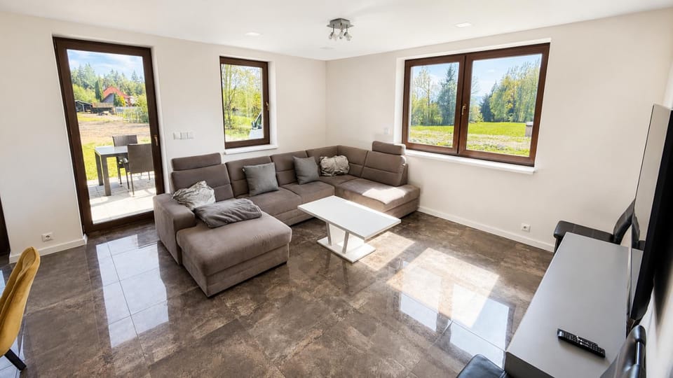 Patio, Living room, Garden view