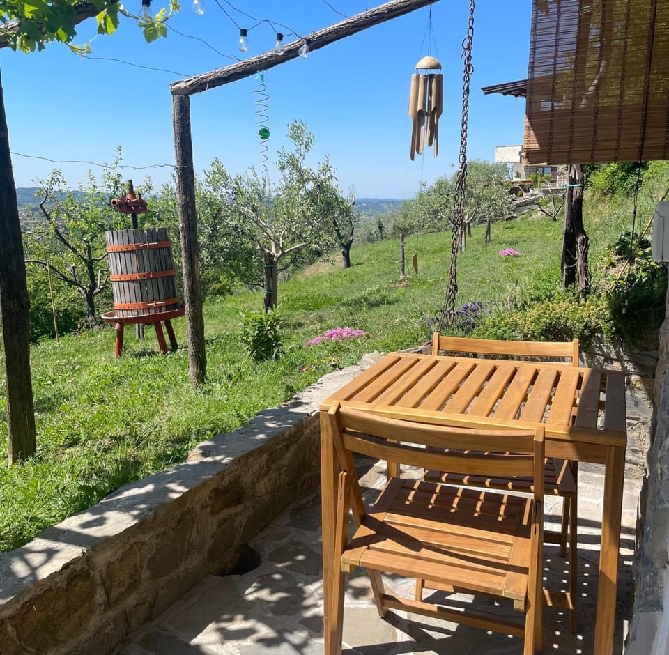Patio, Day, Natural landscape, Garden, Dining area, Garden view