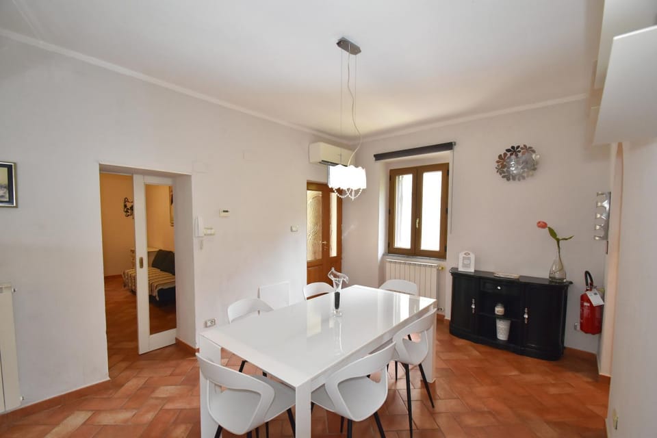 Dining area, air conditioner