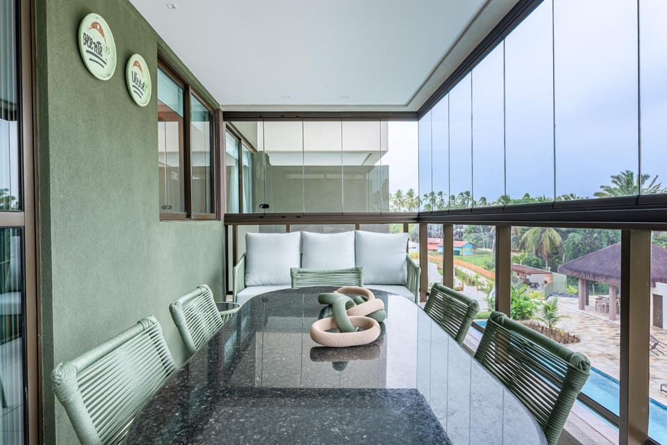 View (from property/room), Balcony/Terrace, Seating area