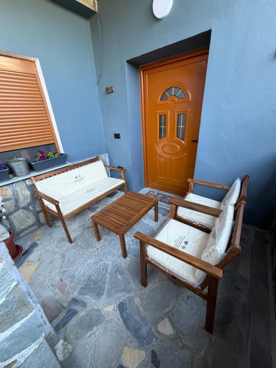 Property building, Patio