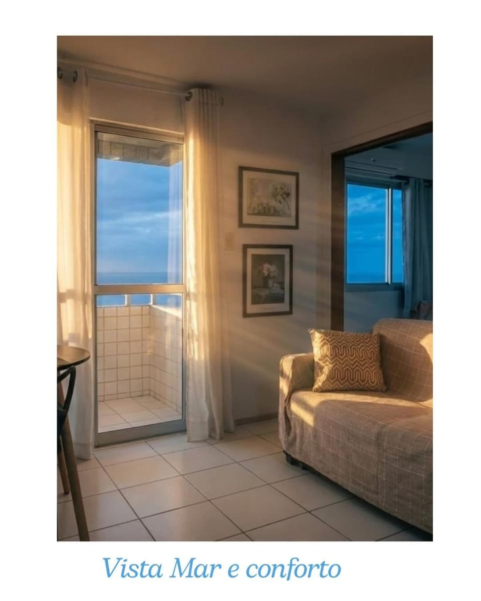 Flat1 praia Ponta Areia vista mar boa localização Apartment in São Luís