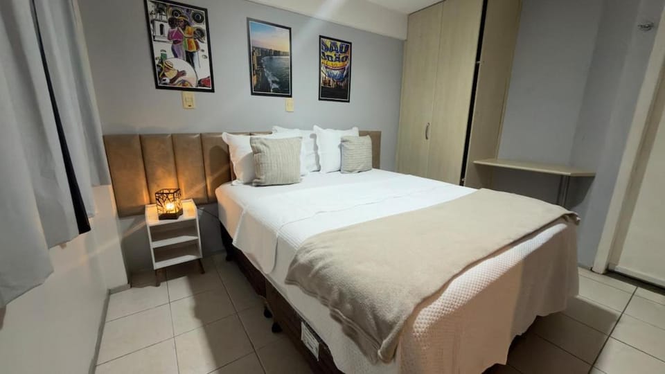 Flat1 praia Ponta Areia vista mar boa localização Apartment in São Luís