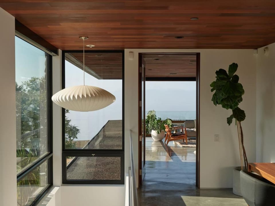 Malibu Mid-Century Modern Luxury Home Ocean Views House in Topanga