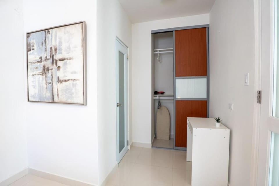 Walking to the beach in Condado Conv5 Apartment in San Juan