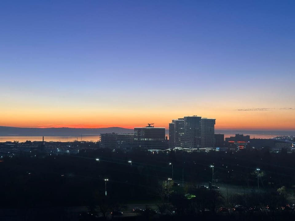 View (from property/room), City view, Sunset