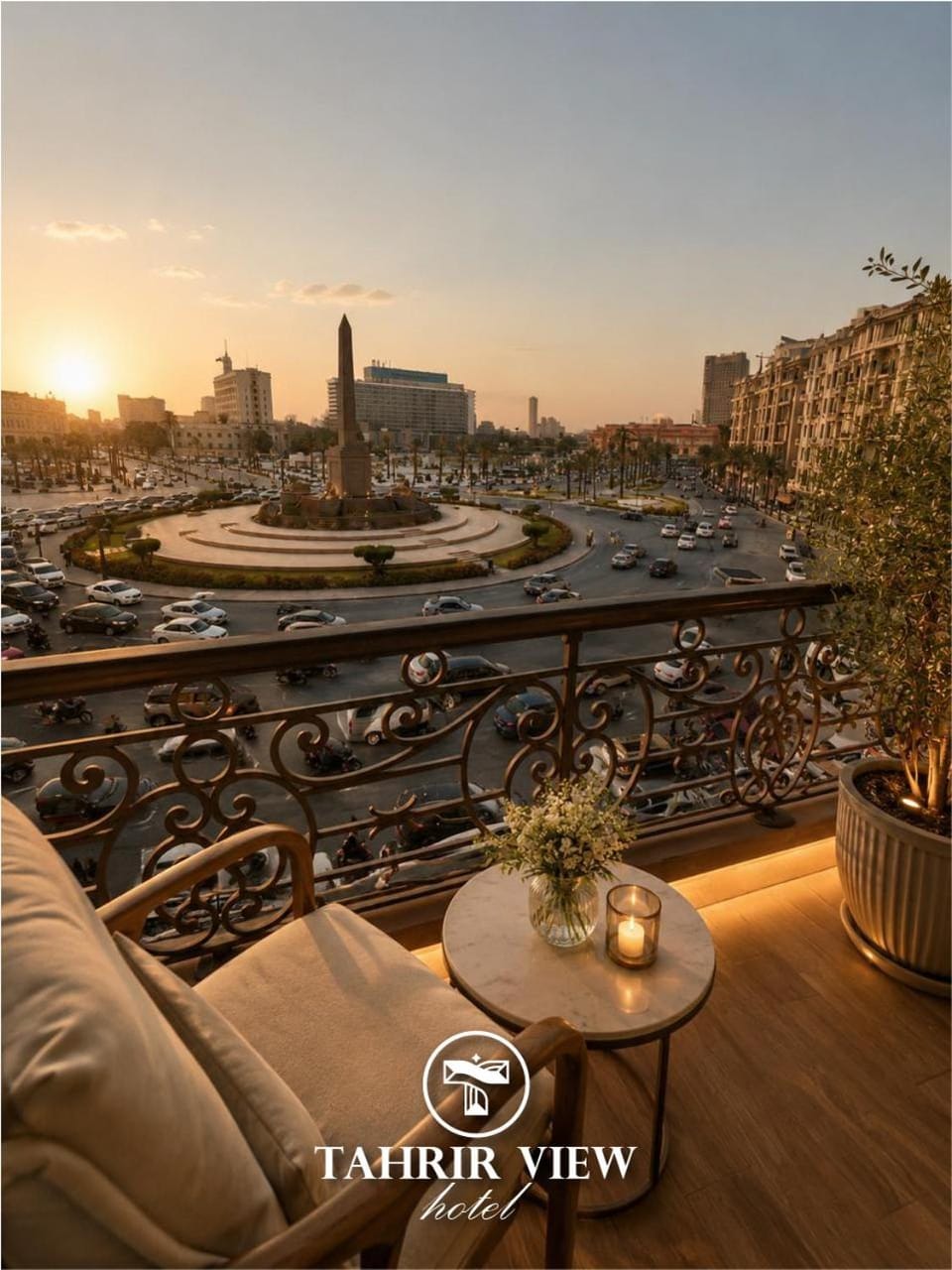 Day, Balcony/Terrace, City view, Sunset