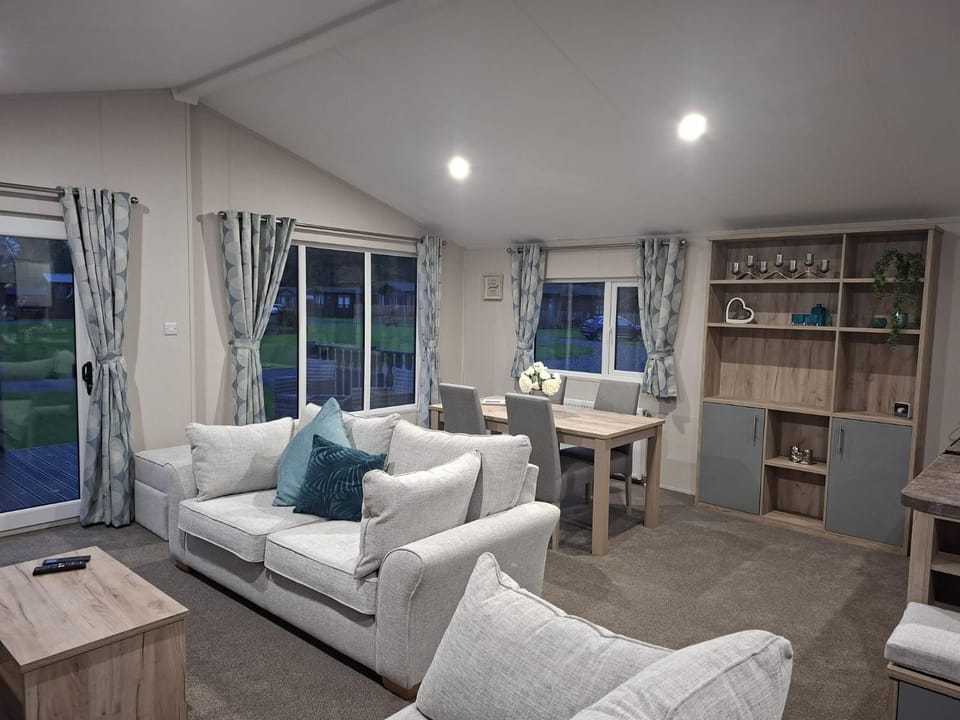 Library, Living room, Dining area