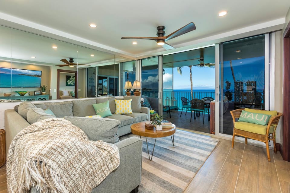 Royal Mauian #410 Ocean View, Full A/C, Great Location, Close to Beaches Apartment in Kihei