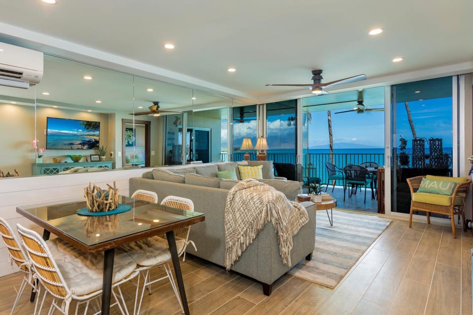Royal Mauian #410 Ocean View, Full A/C, Great Location, Close to Beaches Apartment in Kihei