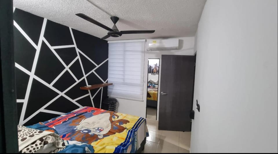 Apartamento 2 camas matrimoniales y un camarote de 90 Apartment in Cartagena