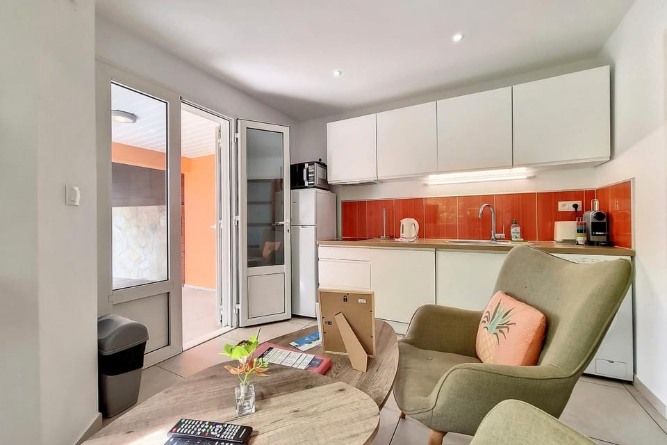 Le Cardinal - Jacuzzi - Terrasse AC Apartment in Saint-Leu