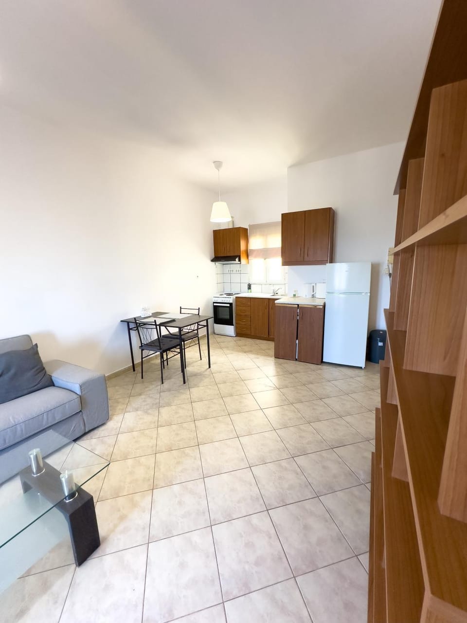 Kitchen or kitchenette, Living room, Seating area, Dining area, oven, stove