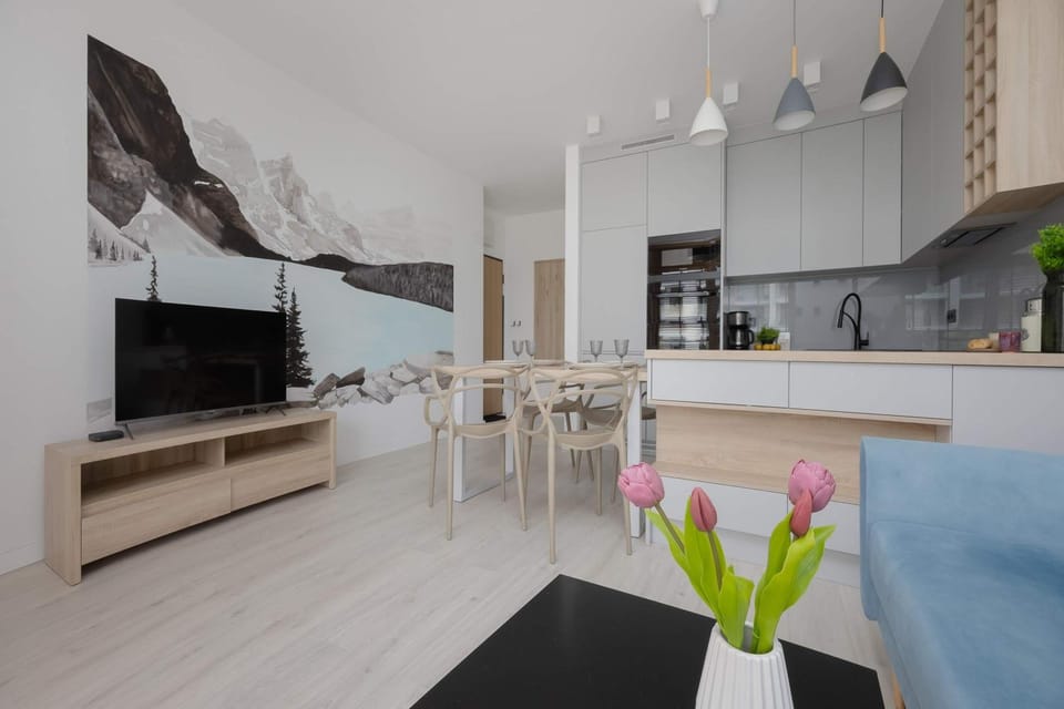 TV and multimedia, Kitchen or kitchenette, Living room, Seating area, Dining area, Evening entertainment