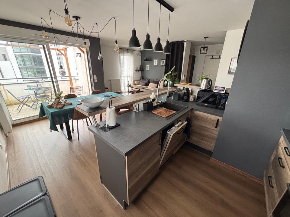 Kitchen or kitchenette, Dining area, dishwasher