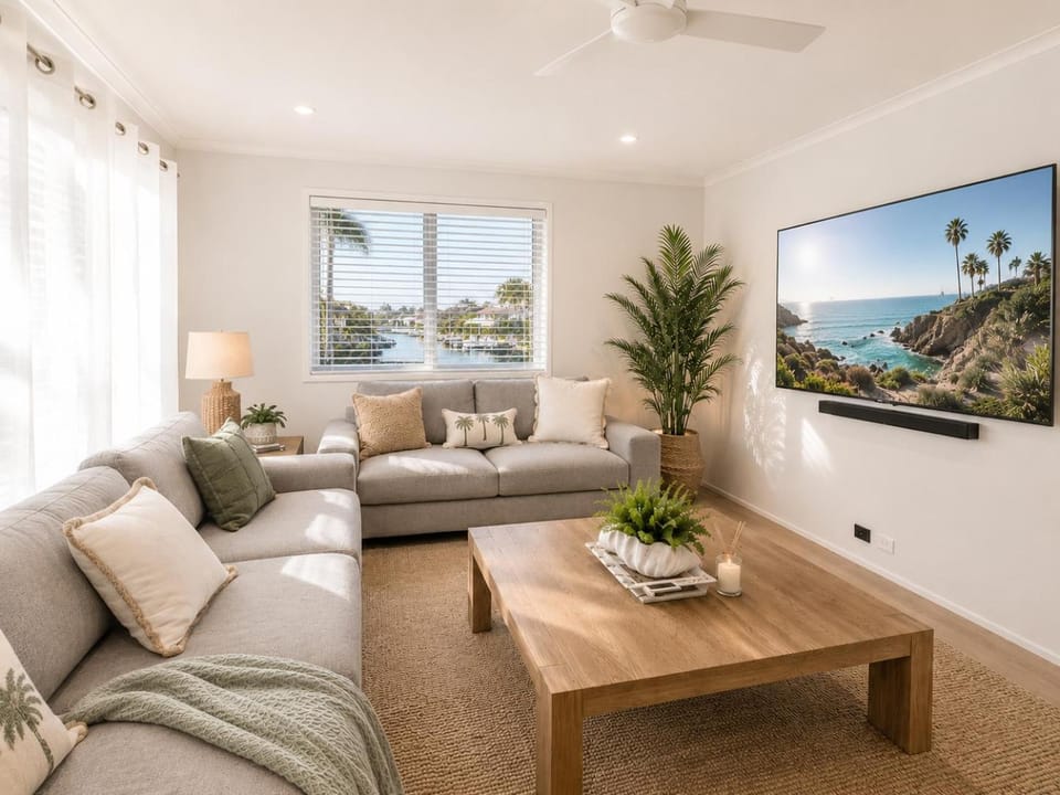 3BR Broadwater Paradise - Canal Views and Beaches Apartment in South Stradbroke